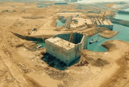 پروژه سازه آبگیر و تخلیه پساب آب شیرین کن