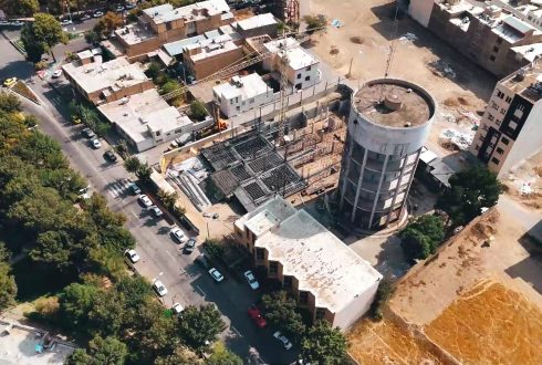 پروژه اجرای اسكلت بتنی ساختمان جديد شهرداری گلپايگان